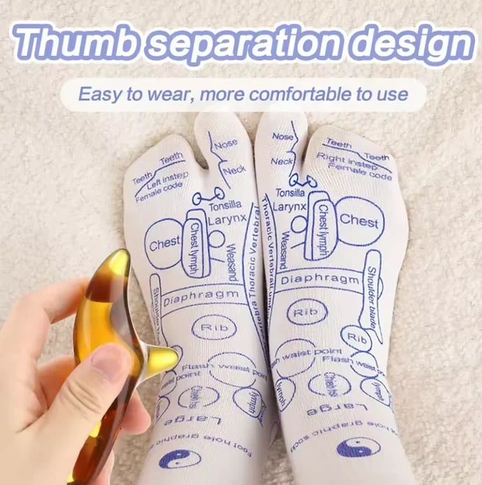 🔥Foot Acupoint Reflexology Socks  | Boost Circulation & Comfort🧦✨ detail view