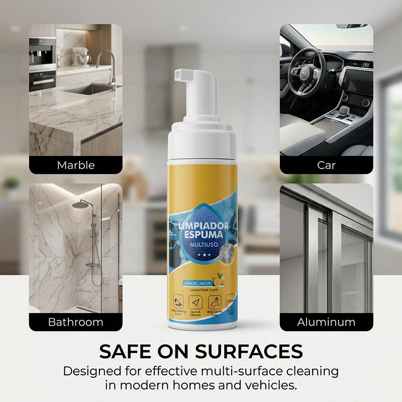 🧼🫧 4-in-1 Multi-Enzyme Foam Cleaner – Powerful Deep Cleaning for Cars, Kitchens, Bathrooms & Sofas detail view