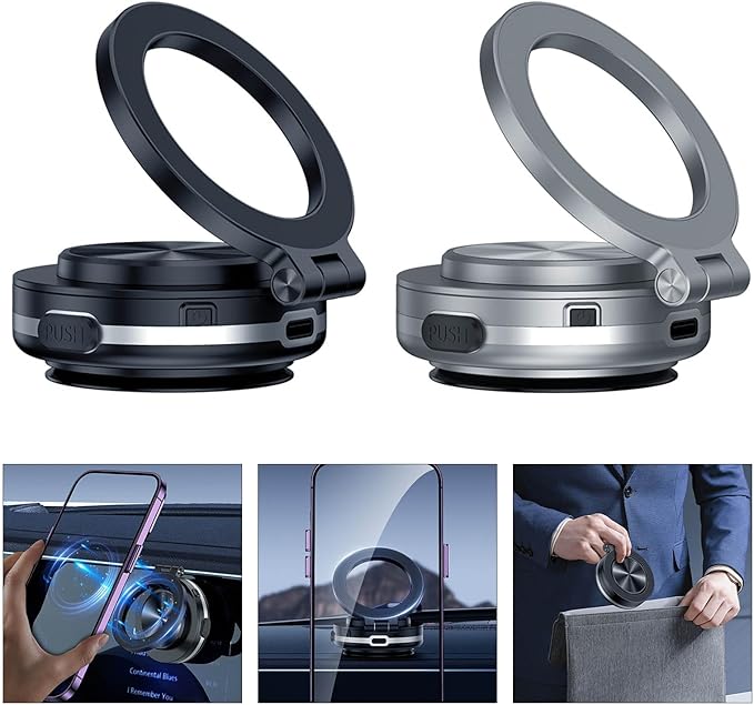 360 Rotatable Car Magnetic Phone Holder detail view